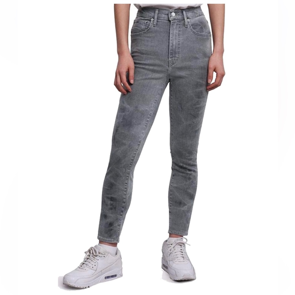 NWT Mile High Super Skinny Women's Jeans Killin It gray grey acid wash 31W X 30L